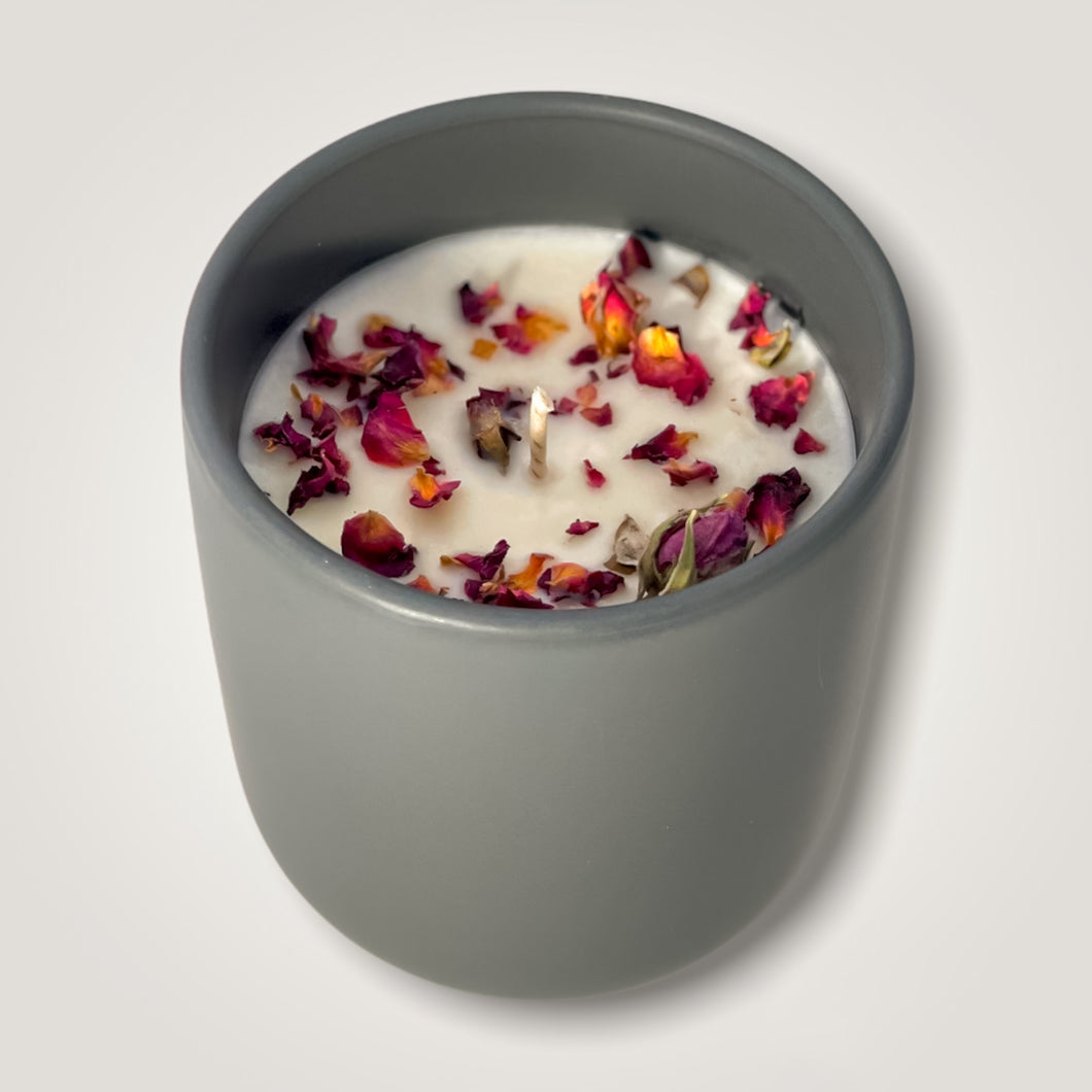 Rose Petal Gelato Soy Candle